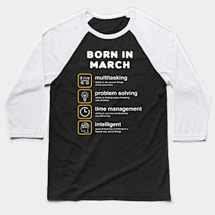 Bornn in March Baseball T-Shirt